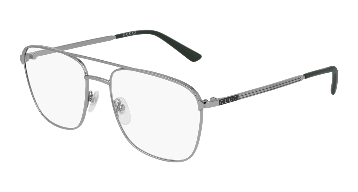 Gucci GG0833O Eyeglasses - Gunmetal / Transparent (003)