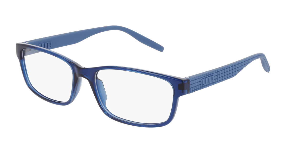 Puma PU0278O Eyeglasses - Blue / Transparent (002)