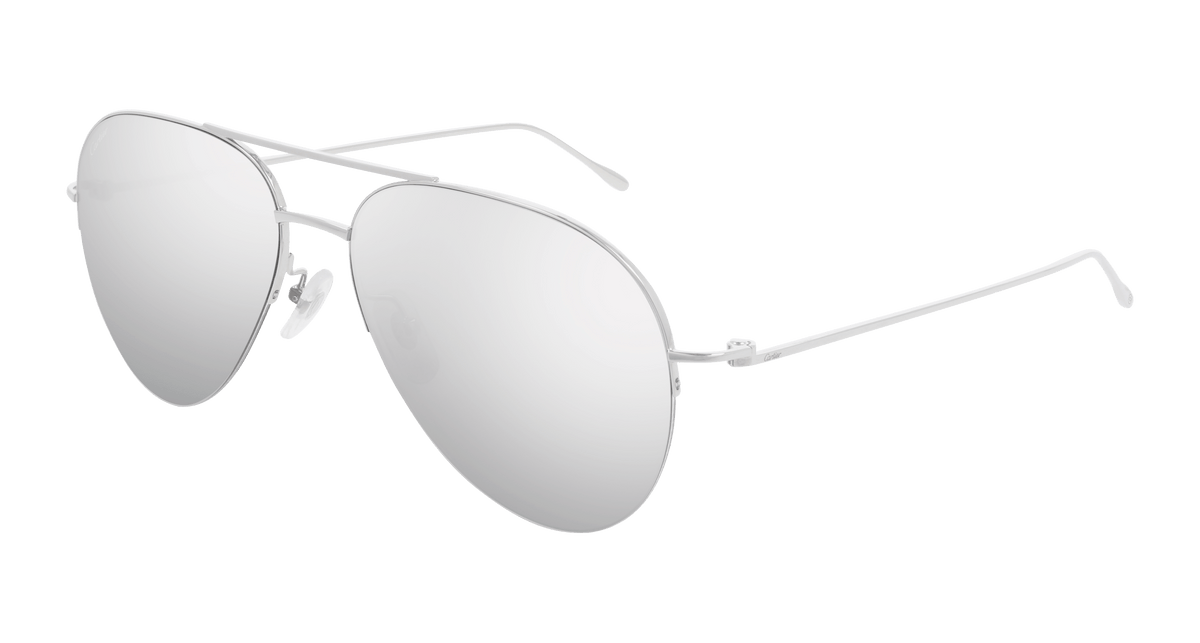 Cartier CT0237S Sunglasses - Silver (002)