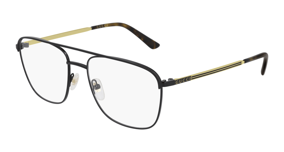 Gucci GG0833O Eyeglasses - Black / Transparent (001)