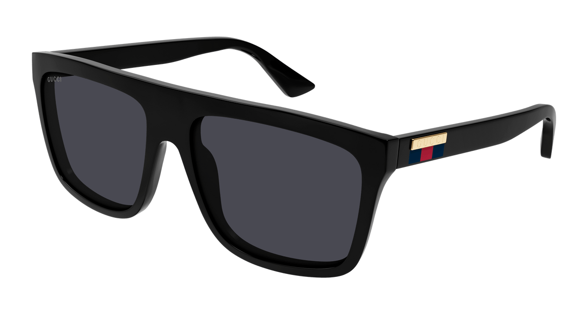 Gucci GG0748S Sunglasses - Black / Grey (001)