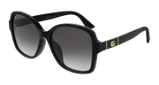Gucci GG0765SA Sunglasses - Black / Grey (001)
