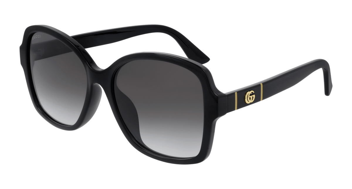 Gucci GG0765SA Sunglasses - Black / Grey (001)