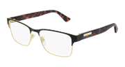 Gucci GG0750O Eyeglasses - Black / Transparent (002)
