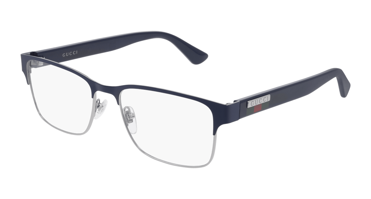 Gucci GG0750O Eyeglasses - Blue / Transparent (003)