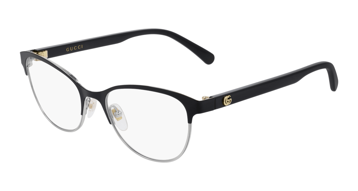 Gucci GG0718O Eyeglasses - Black / Transparent (002)