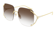 Gucci GG0646S Sunglasses - Gold / Brown (002)
