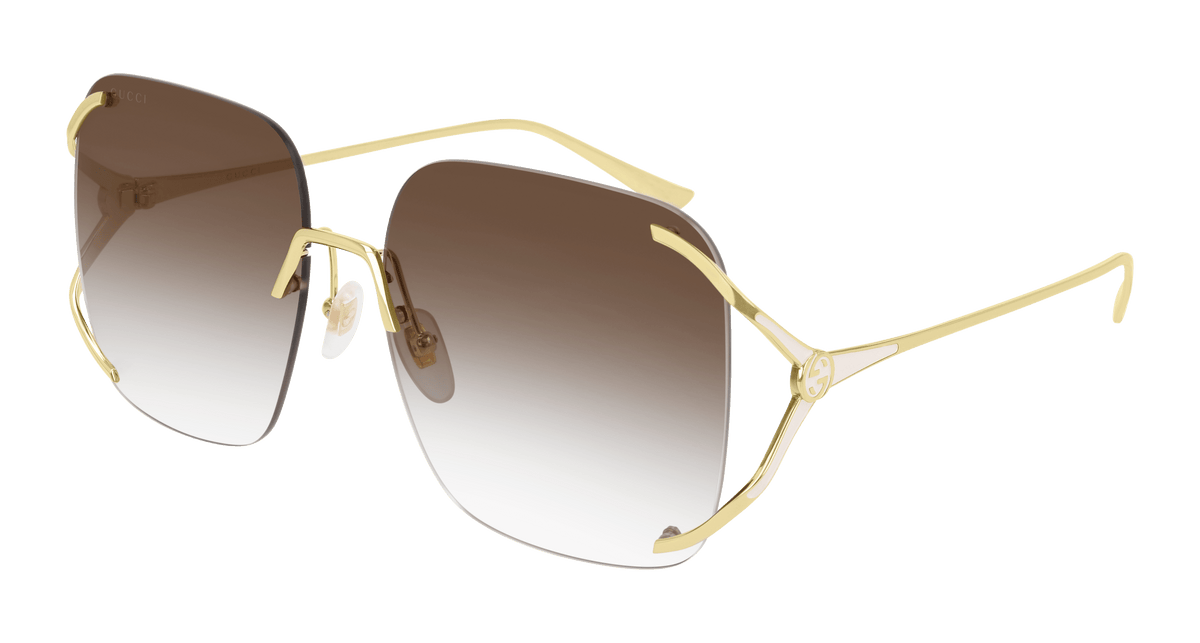 Gucci GG0646S Sunglasses - Gold / Brown (002)