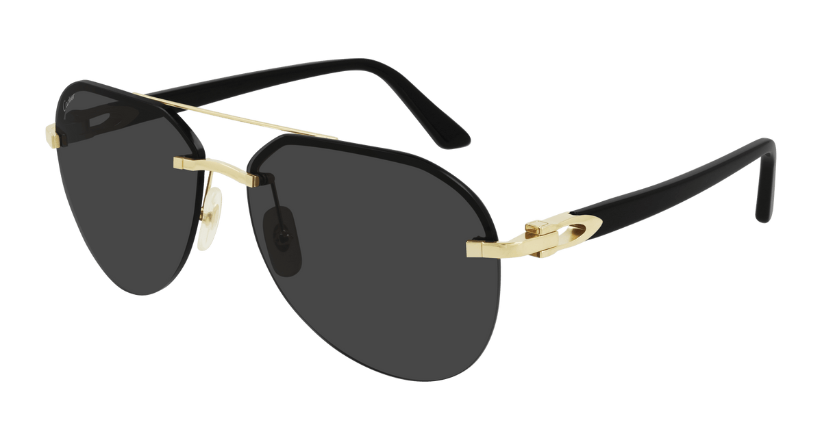 Cartier CT0275S Sunglasses - Gold / Grey (001)