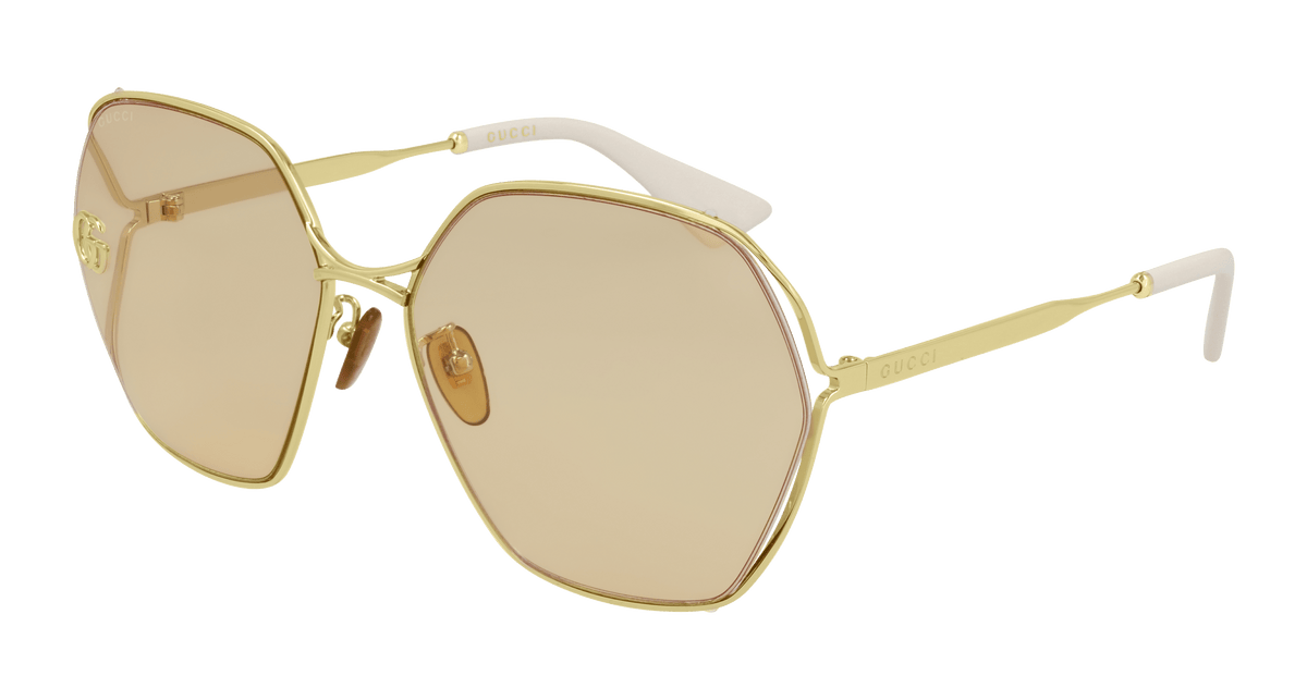 Gucci GG0818SA Sunglasses - Gold / Orange (006)