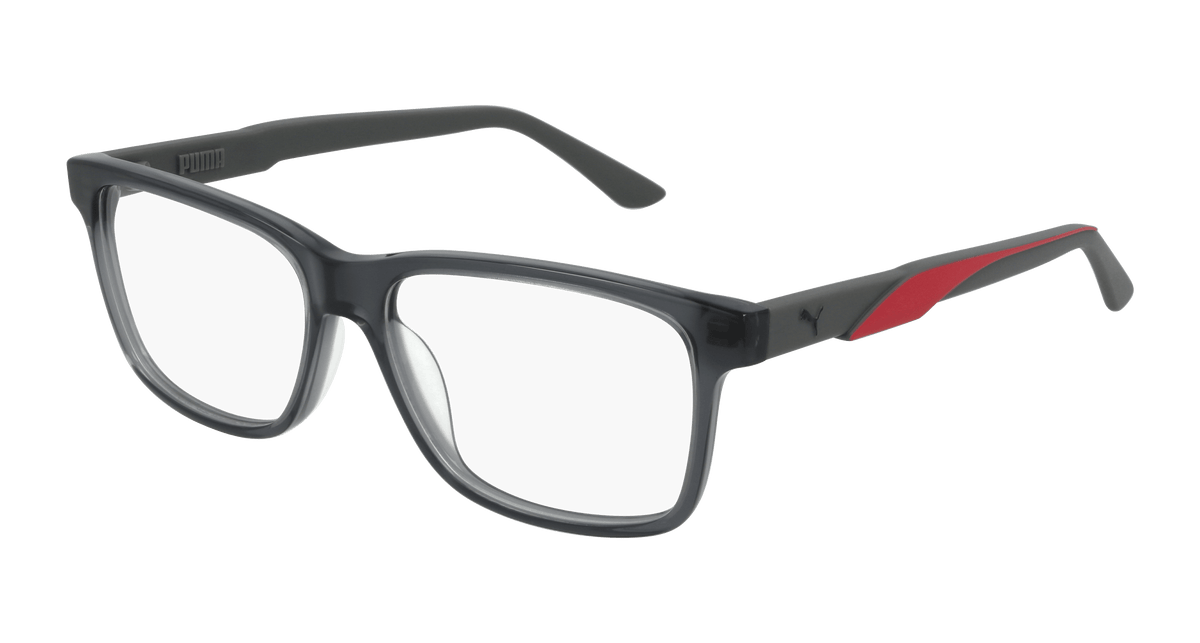 Puma PU0341O Eyeglasses - Grey / Transparent (004)