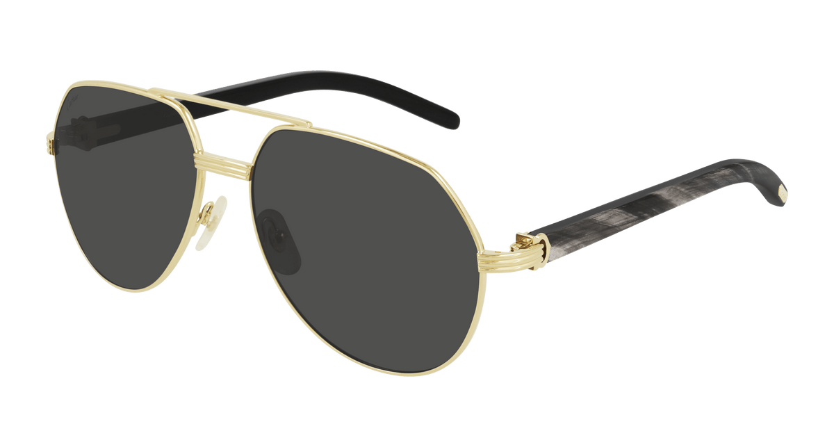 Cartier CT0272S Sunglasses - Gold / Grey (001)
