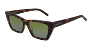 Saint Laurent SL 276 MICA Sunglasses - Havana / Green (020)