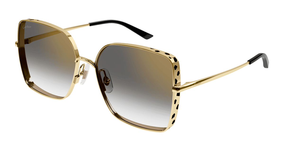 Cartier CT0299S Sunglasses - Gold / Grey (001)