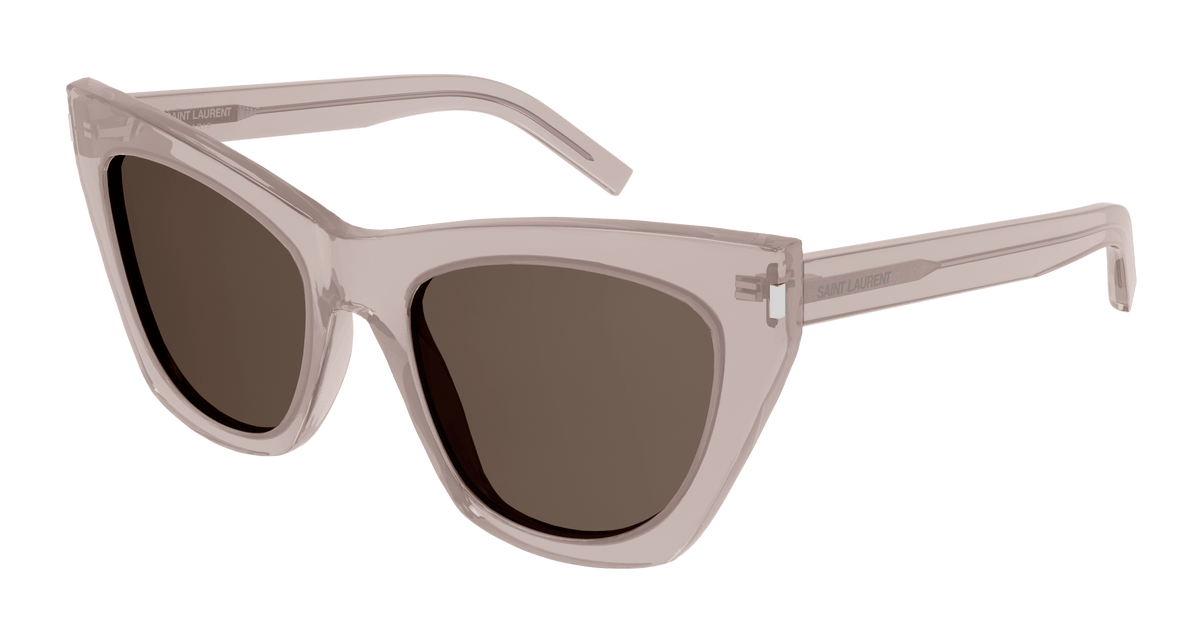 Saint Laurent SL 214 KATE Sunglasses - Nude / Brown (018)