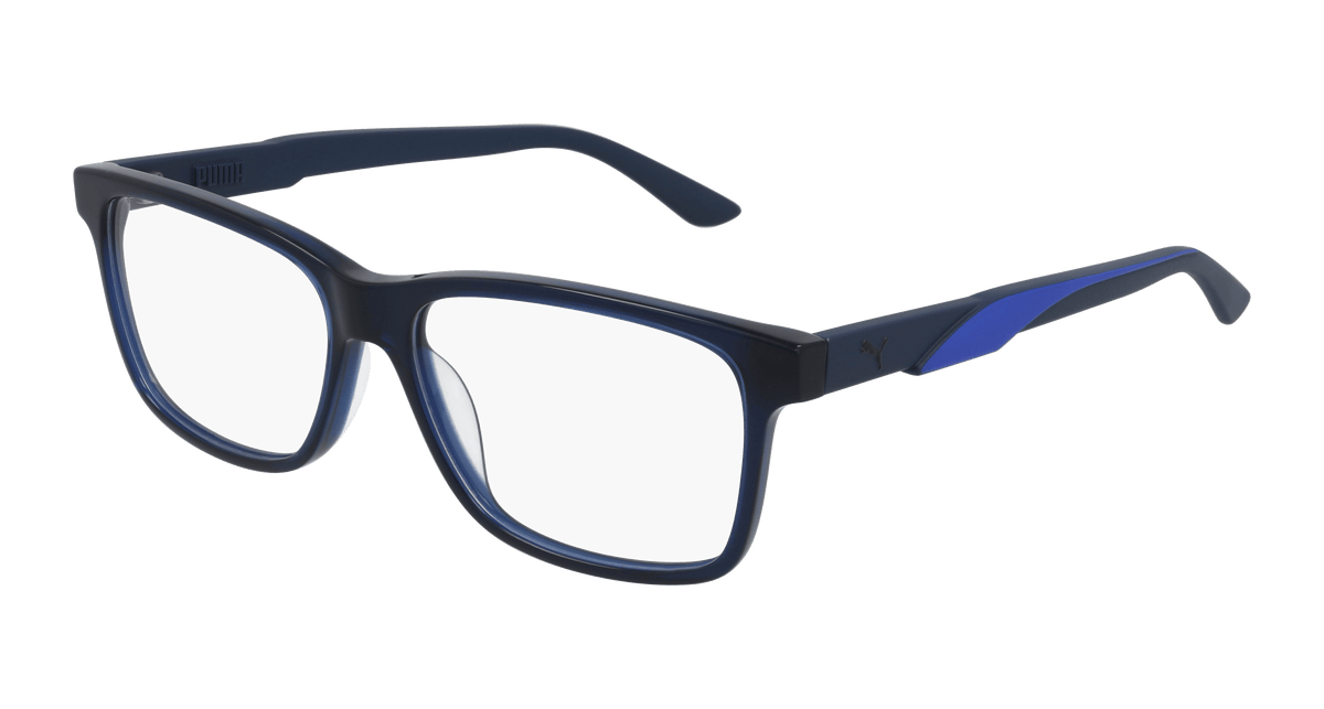 Puma PU0341O Eyeglasses - Blue / Transparent (002)