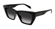 Alexander McQueen AM0299S Sunglasses - Black / Grey (001)