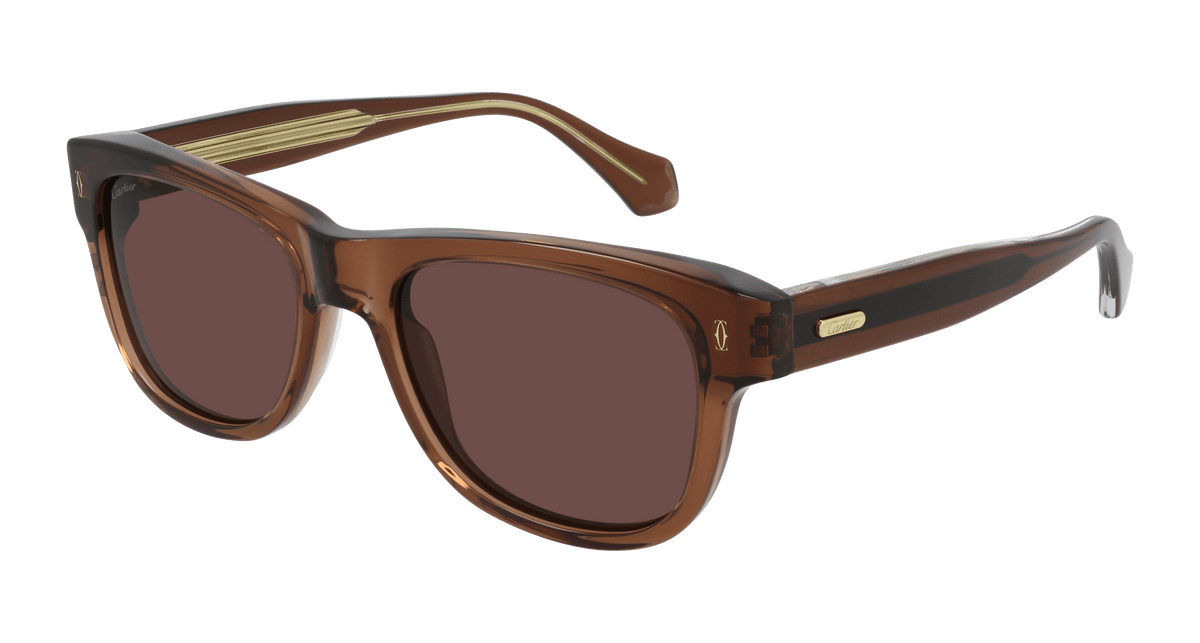 Cartier CT0277S Sunglasses - Brown / Red (004)
