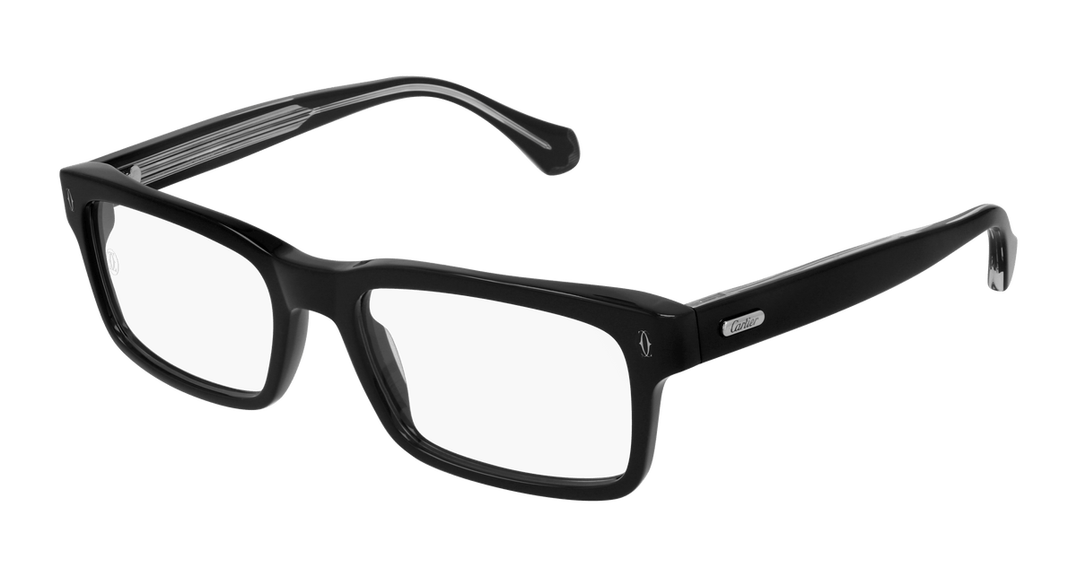 Cartier CT0291O Eyeglasses - Black / Transparent (001)