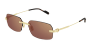 Cartier CT0271S Sunglasses - Gold / Red (004)