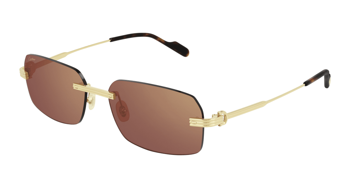 Cartier CT0271S Sunglasses - Gold / Red (004)