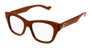 Gucci GG0999O Eyeglasses - Brown / Transparent (003)
