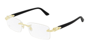 Cartier CT0287O Eyeglasses - Gold / Transparent (001)