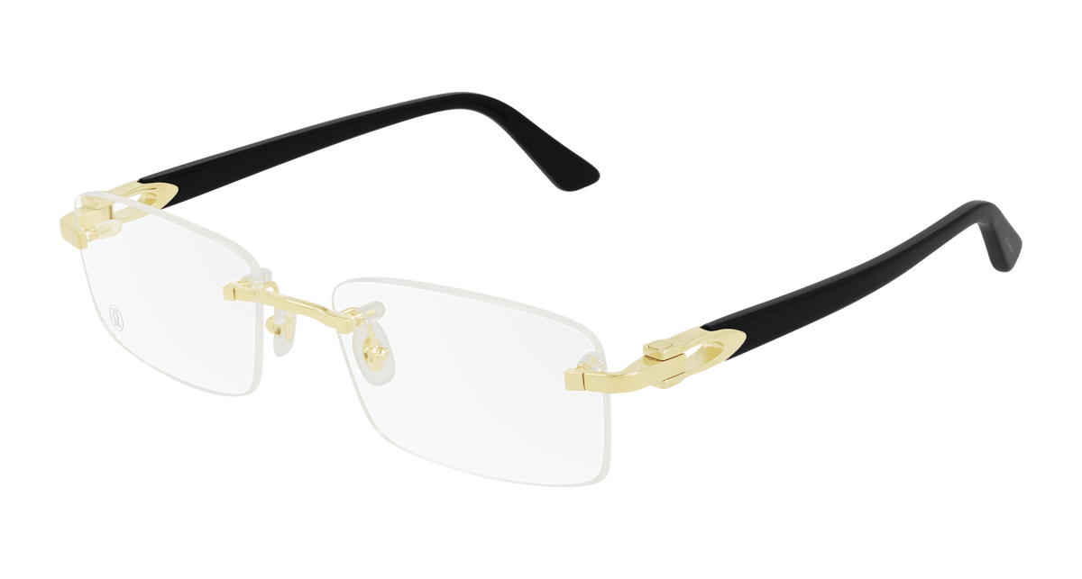 Cartier CT0287O Eyeglasses - Gold / Transparent (001)
