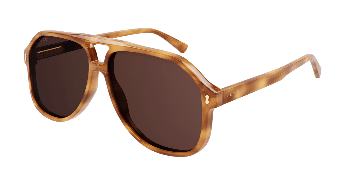 Gucci GG1042S Sunglasses - Havana / Brown (002)