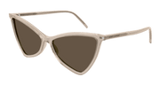Saint Laurent SL 475 JERRY Sunglasses - Nude / Brown (005)
