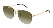 Saint Laurent SL 309 RIMLESS Sunglasses - Gold / Brown (003)