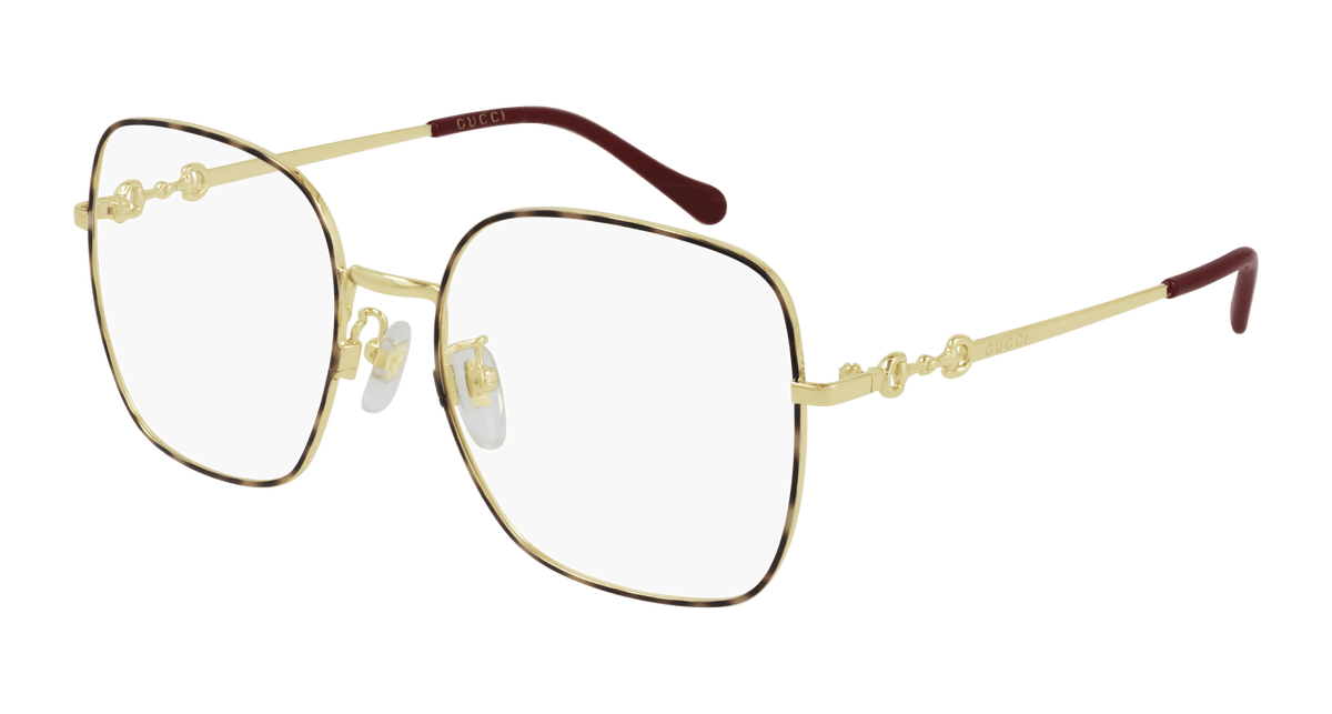 Gucci GG0883OA Eyeglasses - Havana / Transparent (002)