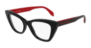 Alexander McQueen AM0305O Eyeglasses - Black / Transparent (003)