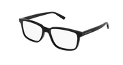 Saint Laurent SL 458 Eyeglasses - Black / Transparent (004)