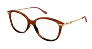 Gucci GG0967O Eyeglasses - Havana / Transparent (002)