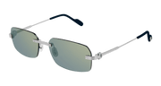 Cartier CT0271S Sunglasses - Silver / Blue (003)