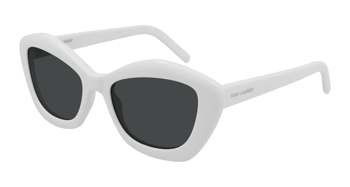 Saint Laurent SL 68 Sunglasses - Ivory / Grey (004)