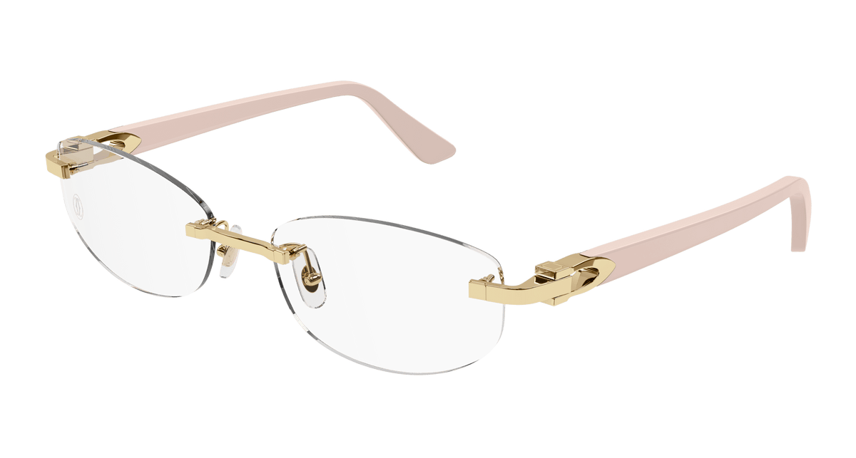 Cartier CT0318O Eyeglasses - Gold / Transparent (004)