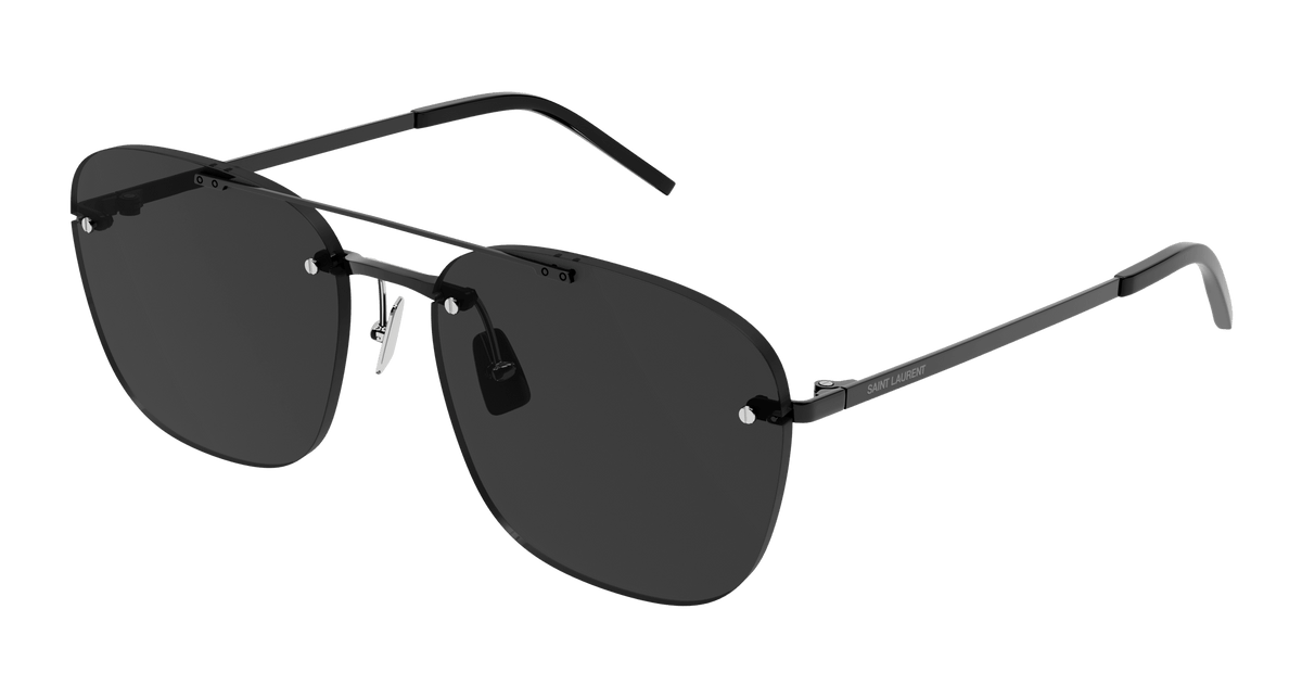 Saint Laurent SL 309 RIMLESS Sunglasses - Black (001)