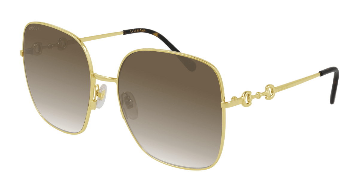 Gucci GG0879S Sunglasses - Gold / Brown (002)