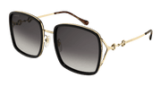 Gucci GG1016SK Sunglasses - Black / Grey (001)