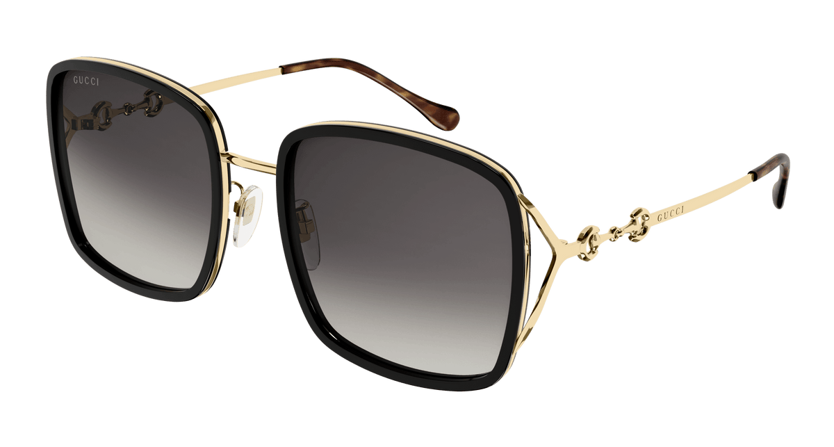 Gucci GG1016SK Sunglasses - Black / Grey (001)