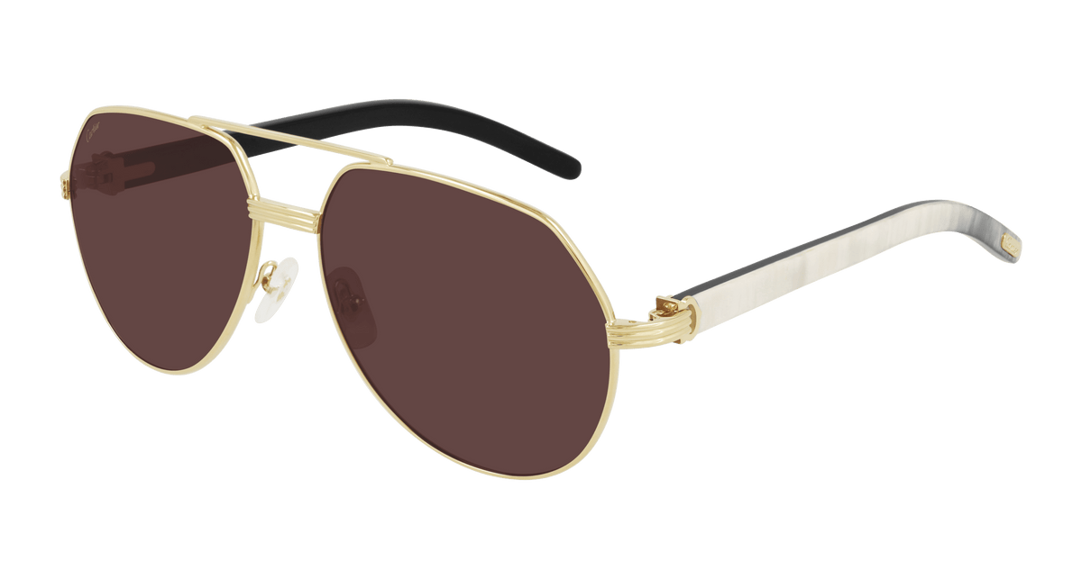 Cartier CT0272S Sunglasses - Gold / Violet (003)