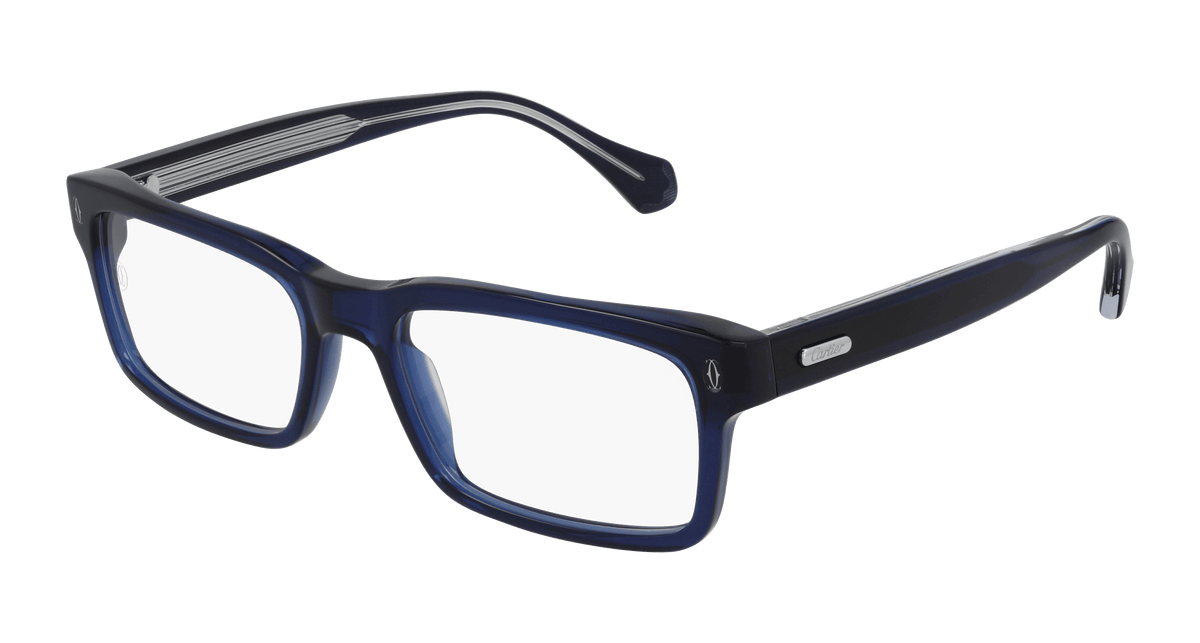 Cartier CT0291O Eyeglasses - Blue / Transparent (003)