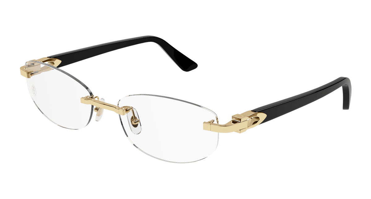 Cartier CT0318O Eyeglasses - Gold / Transparent (001)