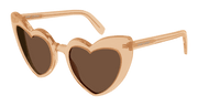 Saint Laurent SL 181 LOULOU Sunglasses - Nude / Brown (020)
