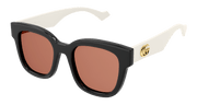 Gucci GG0998S Sunglasses - Black / Orange (002)