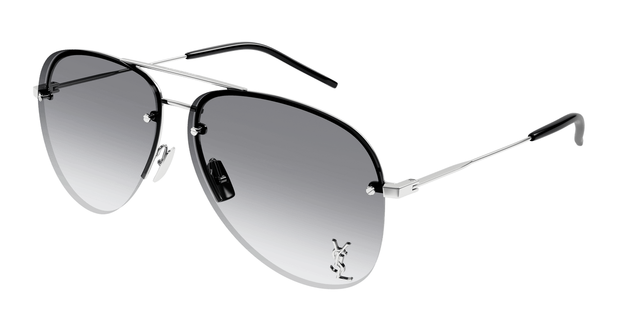 Saint Laurent CLASSIC 11 M Sunglasses - Silver / Grey (005)