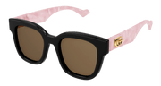 Gucci GG0998S Sunglasses - Black / Brown (005)