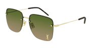 Saint Laurent SL 312 M Sunglasses - Gold / Green (003)